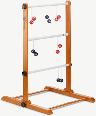 Profi Original 2024 Ladderspel - Topkwaliteit Ladderspel Werpspel - met officiële Golf Bolas (Rood en Blauw) - inclusief Luxe Draagtas - Golf