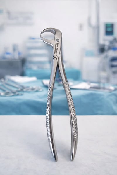 Belux Surgical Instruments / Extractietang voor Molaren Onderkaak – 15,5 cm – RVS – Tandheelkundig Instrument – Steriel Verpakt (Niet Steriel)