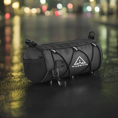 Waterdichte stuurtas voor racefiets en gravel- mountainbike - verhandelbare tas