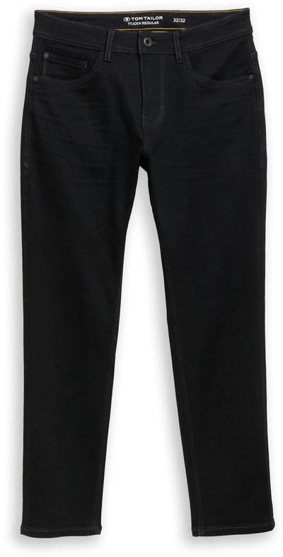 Tom Tailor - TTJOSH REGULAR SLIM-jeans met stretch - Maat 38/30 - black denim