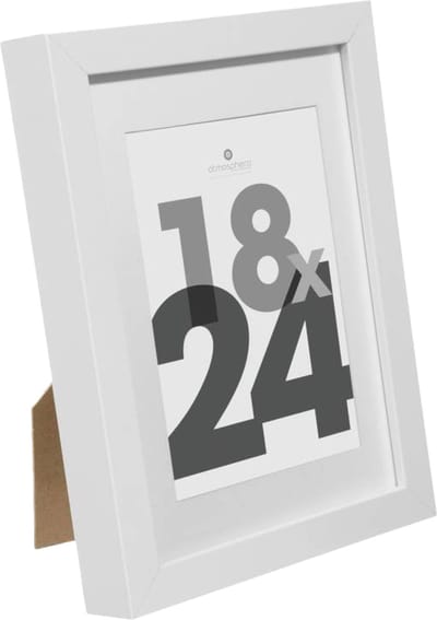 Atmosphera fotolijstje- voor een foto van 18 x 24 cm - wit - foto frame Eva - modern/strak ontwerp