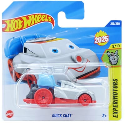 HOT WHEELS QUICK CHAT DREAM SILBER FISHER PRICE PHONE 216/250 1:64 HW EXPERIMOTORS 9/10 SHORT CARD 2025