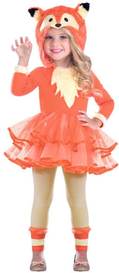 Amscan Carnavals Kinderkostuum Fox - Jurkje Vos maat 7-8 jaar