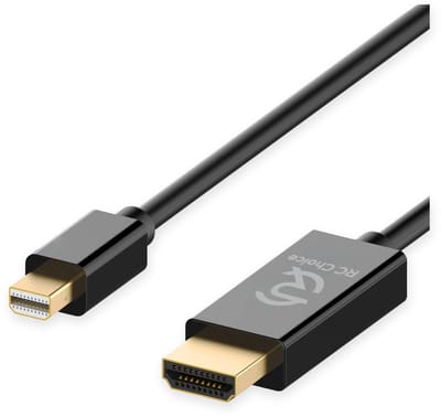 Mini DisplayPort naar HDMI Kabel - 4K 30Hz - 3 Meter - Mini DP Male naar HDMI Female