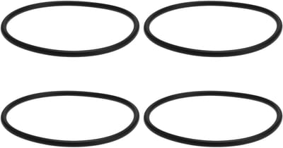 Dailygoods- Afvoerafdichtring 72x66x3mm - 4 Stuks - EPDM - Waterdicht - O-Ring - Compatibel met Tempoplex 70mm - Afdichtring