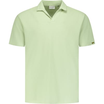 No Excess Polo V Solid Jacquard Green Größe: XXL | Poloshirts Outlet | Herren | Grün