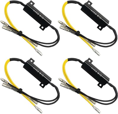 Greluma 4 stuks 21W 6 ohm led vermogensweerstand belastingsweerstand voor SMD led mini indicatoren voor rechts knipperende frequentie (nieuwe versie)