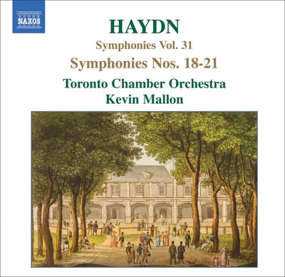 Toronto Chamber Orchestra, Kevin Mallon - Haydn: Symphonie Nos. 18-21 (CD)