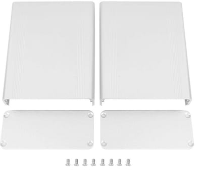Allecto - Behuizing Elektronische DIY - Aluminium Koeling Case - 38x88x110mm - Warmteafvoer - Beschermdoos voor Projecten - Geschikt voor Controlle...