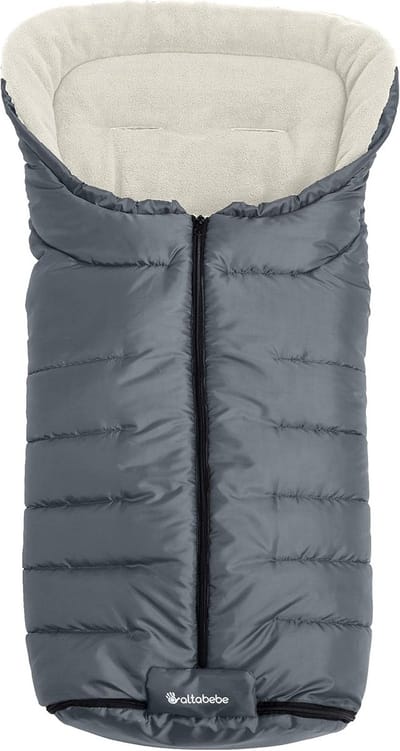 Baby Voetenzak - Winterzak Kinderwagen - Warm Buiten - Waterdicht Winddicht - 93 x 45 cm - Grijs