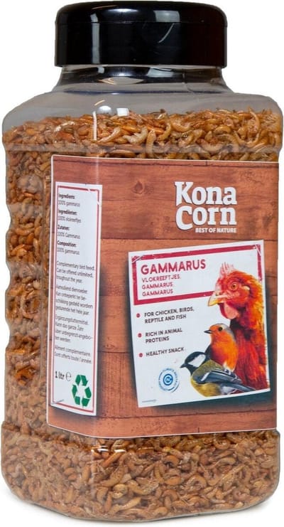 Konacorn Gammarus Vlokreeftjes | 1 ltr Snacks