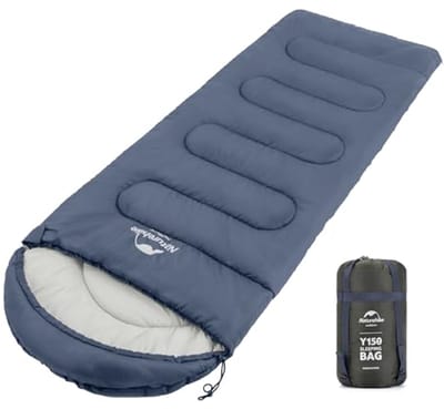 Oversized Dubbele Slaapzak voor Volwassenen en Kinderen - 3 Seizoenen, Ultralicht en Waterdicht - 220×85 cm