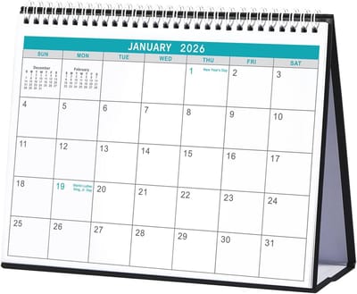 Bureaukalender 14 maanden - Staande Flip Kalender 2022-2023