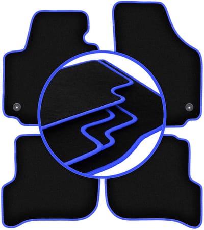 CARLUX-BLUE automatten voor: Seat Altea minivan (08.2008-2015)