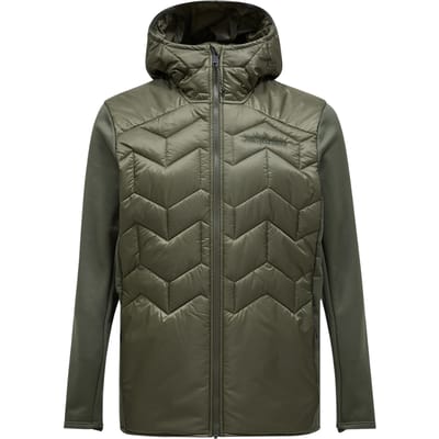 Peak Performance Mens Elevate Liner Hybrid Hood Jacket