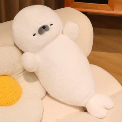 Zachte Knuffel Zeehond Schattige IJshond Knuffeldieren Poppen Kinderen Cadeaus Voor Verjaardagsfeest Huisdecoratie 70cm