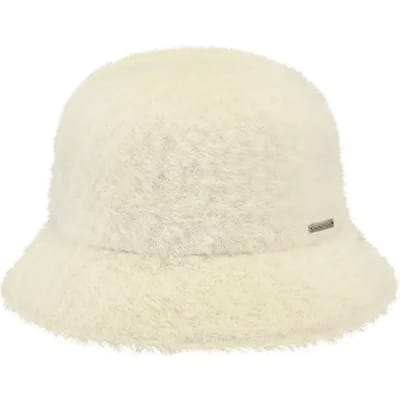 Vissershoedje met labelpatch, model 'Lavatera'
