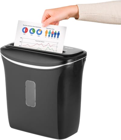 Rebel Serie - Papiervernietiger - 12L - Automatische Start/Stop - Veilig voor Documenten en Kaarten