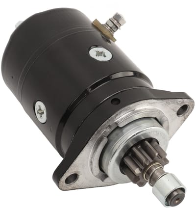 Dailygoods- Starter Betrouwbare Prestaties - Roestbestendige Startmotor - 9 Tanden - Geschikt voor NS25/M25 - Afgedichte Lagere - Aluminium Behuizing