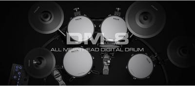 NUX DM-8 Elektronisch Drumstel met All Mesh Heads (REMO) en Multi-Track USB Audio