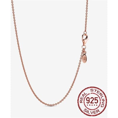 Véritable Cuivre Dernière Rose Swirl Wishbone Cœur Collier Pièce Pour Femmes Authentique Bande Collier Création Bijoux Choix Cadeau beige