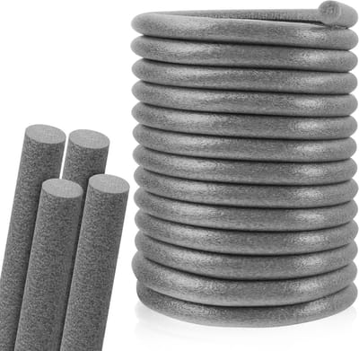 Vulprofiel voor Voegen en Seals, Vulkoord van Rond Schuim, Grijs, 10 mm x 10 m voor Isolatie en Geluiddemping