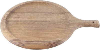 Houten Pizzabak - Serveerschaal Pizza - Pizza Serveren - Met Handvat - 40 x 30 x 2 cm - Houtkleur