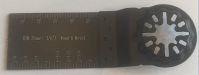 5 Stuks - Starlock - Multitool Zaagbladen - 35x55mm - BIM - Hout en Metaal - Multitool Blades - Wood and Metal - Geschikt voor oa Makita Bosch Fein