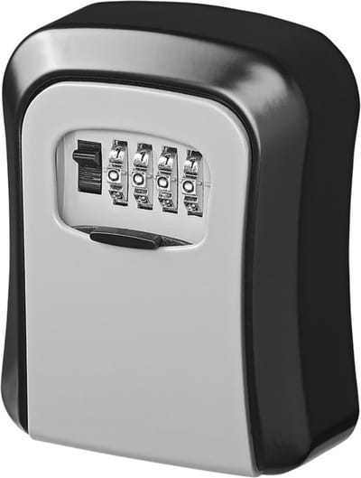 ProPlus Sleutelkluis - Cijfercombinatie - Weerbestendig - 11.5 x 9.5 x 4 cm - Zwart/Grijs
