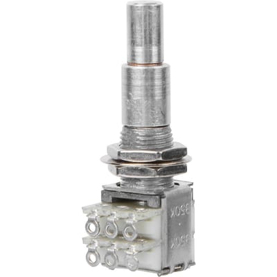 Potentiomètre pour Guitare Basse Électrique B50K Potentiomètre Concentrique Avec Repère Central gray