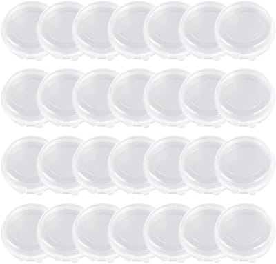 28 Stuks Mini Dozen - Transparante Plastic Opbergdozen, Stapelbare Mini Tray voor Pillen, Kralen, Sieraden en Hobbyartikelen