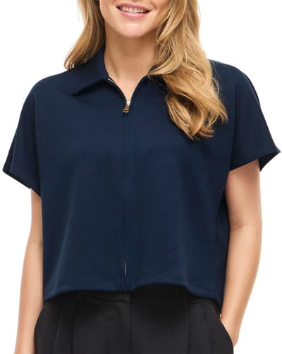 Vila Siffie Collar Zipper Shirt Dames - Maat M