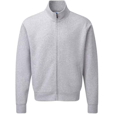 Russell Heren Authentiek Sweatjack (Lichte Oxford Heide)