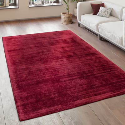Paco Home Vloerkleed Woonkamer Vintage Laagpolig Handgemaakt Hoogwaardig 100% Viscose 80x150 cm