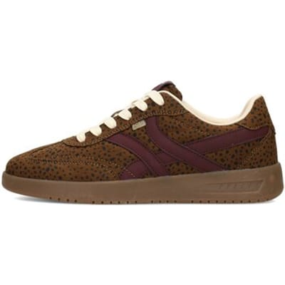 POSH by Poelman MEGAN Dames Sneakers - Beige met dierenprint
