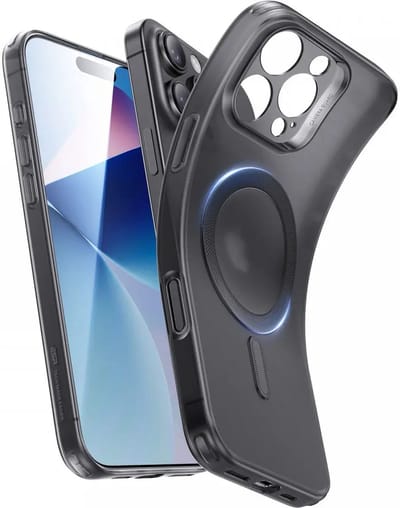 ESR Zero Clear HaloLock Geschikt voor Apple iPhone 16 Pro Max - Hoesje Compatibel met MagSafe - Back Cover met Magneet - Frosted Zwart