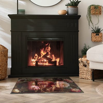 Coloray Vloerplaat Houtkachel - Plaat onder Houtkachel - 80 cm x 60 cm - Kachel Onderplaat - Claret Vloerplaat Kachel - Plaat Kachel - Onderplaat Kachel - Houtkachel Vloerplaat - Onderplaat