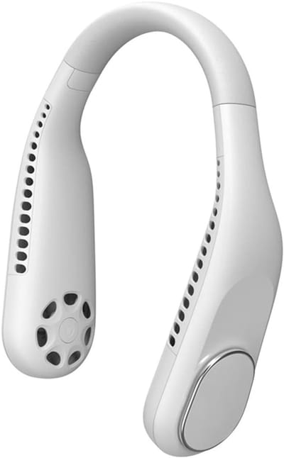 Ventilator - Nekventilator - Draagbare Nekventilator - Handsfree Ventilator Zonder Bladen - 360° Buigbaar - Geluidsarm - 4000 Mah Batterij - Usb-Oplaadbare Ventilator - Voor Kamperen, Reizen, Buiten
