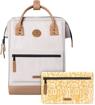 CABAIA vrije tijd rugzak rugzak met laptopvak Adventurer Melanged Backpack 18L Arequipa beige
