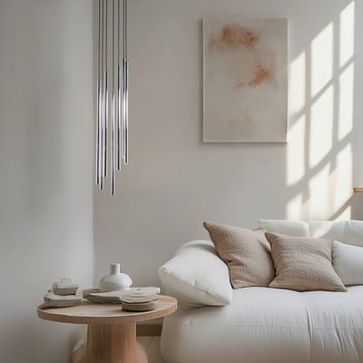 Sigma SOPEL LUX 7 KOŁO Hanglamp Zwart/Zilver - Stijlvolle Verlichting