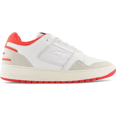KangaRoos Unisex Hot Shot Lo White/red Size: 41 | Sneakers Outlet | Unisex | Wit