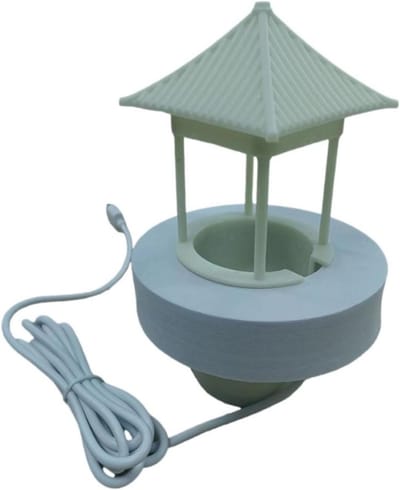 Ultrasone Luchtbevochtiger - Mistgenerator Vernevelaar - Sfeer Creëren - Drijvend Ontwerp - Compact Formaat - Wit