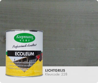 Koopmans Ecoleum - Semi-dekkend - 1 liter - Lichtgrijs