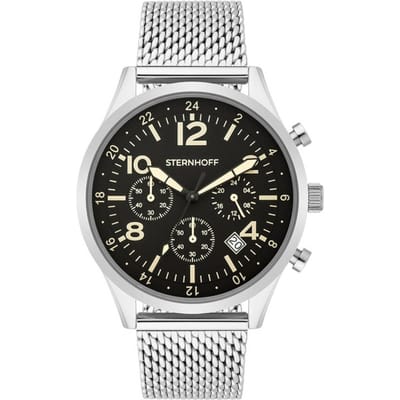 Sternhoff ST800 Chronograaf Staal Mesh | 10050105
