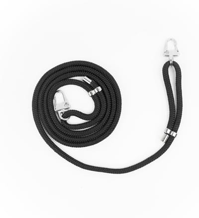 xoxo Wildhearts telefoonkoord - Forever Black - Geschikt voor iPhone - Geschikt voor Samsung - Universeel - Phone cord - Telefoonketting - Koord voor telefoon - Telefoon hanger - Zwart