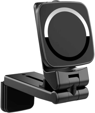 DrPhone SkyLock Magnetische Reis Telefoonhouder – 360° & 270° Draaibaar Rotatie – Universeel – Gemaakt voor MagSafe iPhone 12-17 Series – Klembevestiging - Geschikt voor o.a Bureau, Keuken & Reizen - Zwart