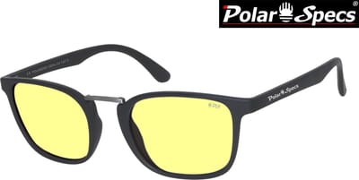 Polar Specs® Polariserende Nachtbril Iconic PS9095 – Mat Black – Polarized Nightdriving – Medium – Unisex