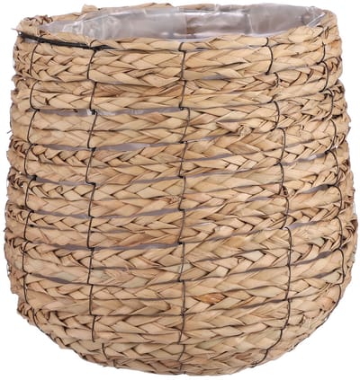 Plantenmand mica avalon zeegras 31x30cm lichtbruin | 3 stuks
