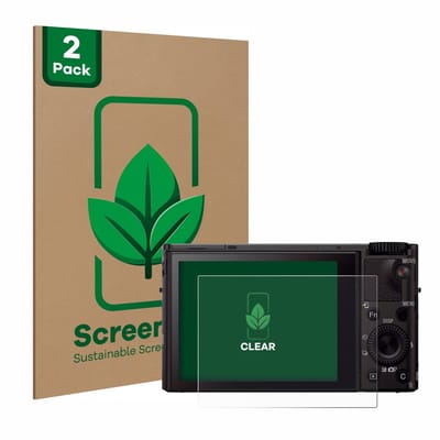 2 Stuks Screenprotector voor Sony Cyber-Shot DSC-RX100 III - Hoogwaardige Beschermfolie transparant