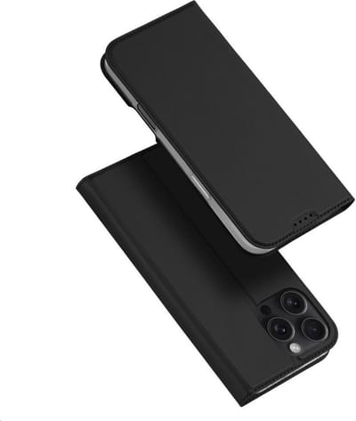 Dux Ducis - Telefoon Hoesje geschikt voor de Apple iPhone 16 Pro Max - Skin Pro Book Case - Zwart